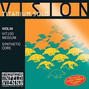 Struny do skrzypiec Thomastik Vision Titanium Solo VIT100