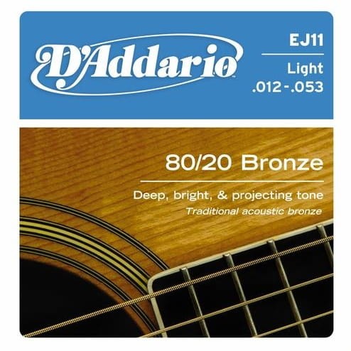 D'addario EJ11 12-53 – struny do gitary akustycznej