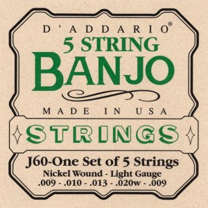Struny do banjo D'addario J60