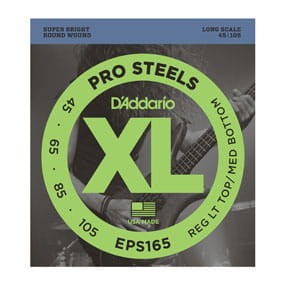 D'addario EPS165 XL Pro Steels 45-105 – struny do gitary basowej