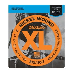 D'addario EXL110-7 10-59 – struny do gitary elektrycznej 7-strunowej