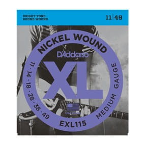 D'addario EXL115 11-49 – struny do gitary elektrycznej