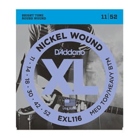 D'addario EXL116 11-52 – struny do gitary elektrycznej 
