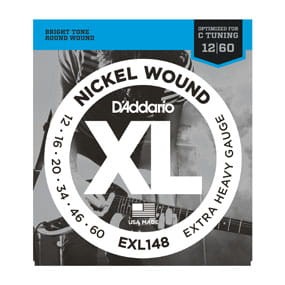 D'addario EXL148 12-60 C Tuning – struny do gitary elektrycznej 