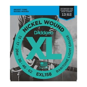 D'addario EXL158 13-62 Baritone – struny do gitary elektrycznej 