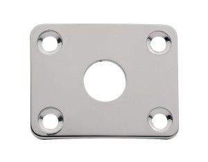 Płytka do gniazda Jack LP - Warwick chrom