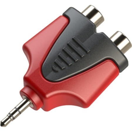 Roxtone RPAN350 - redukcja wtyk Jack 3.5mm stereo / 2 x Gniazdo RCA