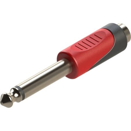 Roxtone RPAN260 - redukcja Jack 6.3mm mono / gniazdo RCA