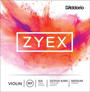 Struny do skrzypiec D'addario Zyex 310 S