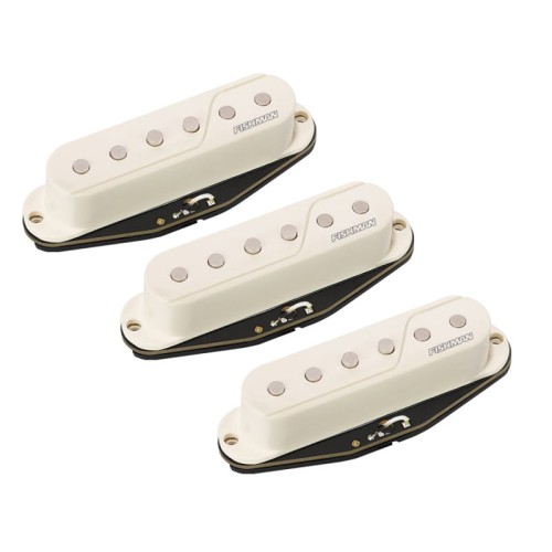 Fishman Fluence Single Width Pickup Set for Strat White – przetworniki gitarowe (zestaw)