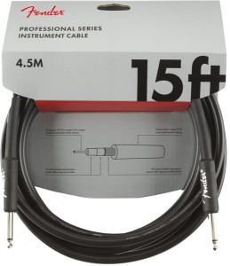 Fender Professional Series 15 ft Black - kabel instrumentalny 4,5 m