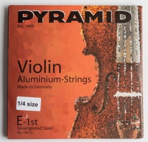 Struny do skrzypiec Pyramid Steel 1/4