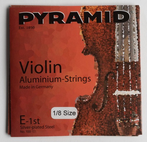Struny do skrzypiec Pyramid Steel 1/8