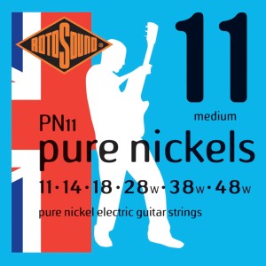 Rotosound PN11 Pure Nickels 11-48 – struny do gitary elektrycznej