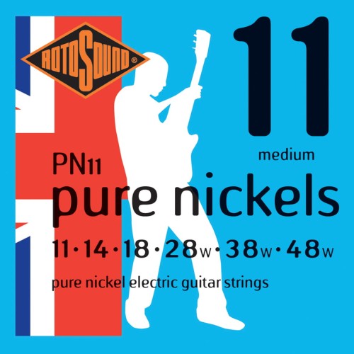 Rotosound PN11 Pure Nickels 11-48 – struny do gitary elektrycznej