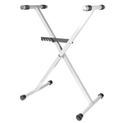 Akmuz L-30 biały – statyw klawiszowy