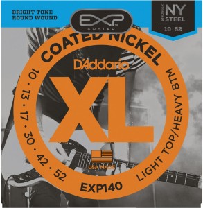 D'addario EXP140 10-52 – struny do gitary elektrycznej