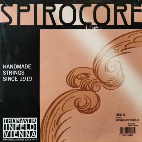 Struny do kontrabasu 1/2 Thomastik Spirocore Orchestra 3887,0 orkiestrowe