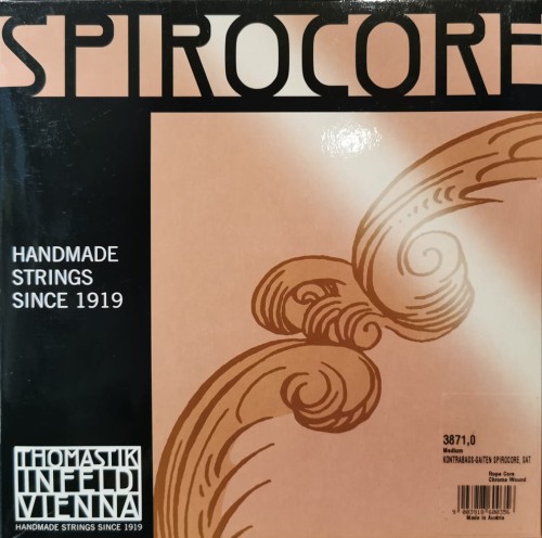 Struny do kontrabasu 1/2 Thomastik Spirocore Solo 3871,0 solowe