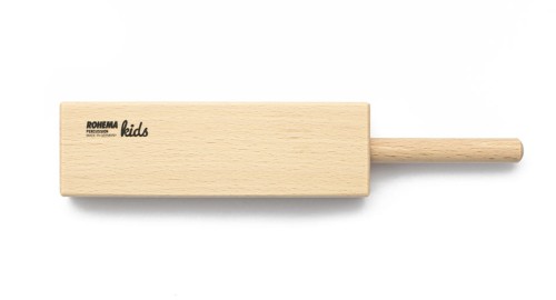 Pudełko 2-tonowy block drum z rączką Rohema 61548 Woodblock 2-Tone