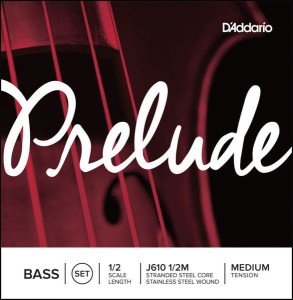 Struny do kontrabasu D’addario Prelude J610 1/2 M 