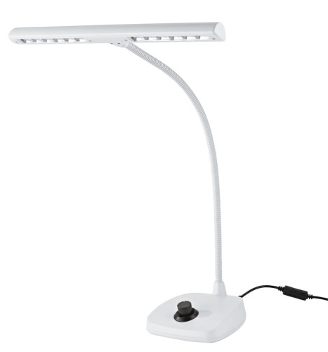 Lampka do pianina K&M 12298 (biała)