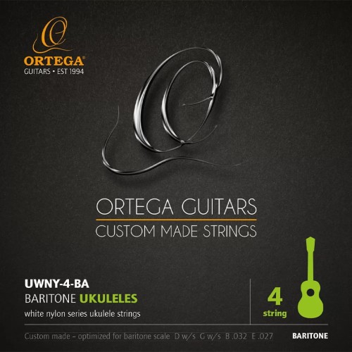 Struny do ukulele barytonowego Ortega UWNY-4-BA