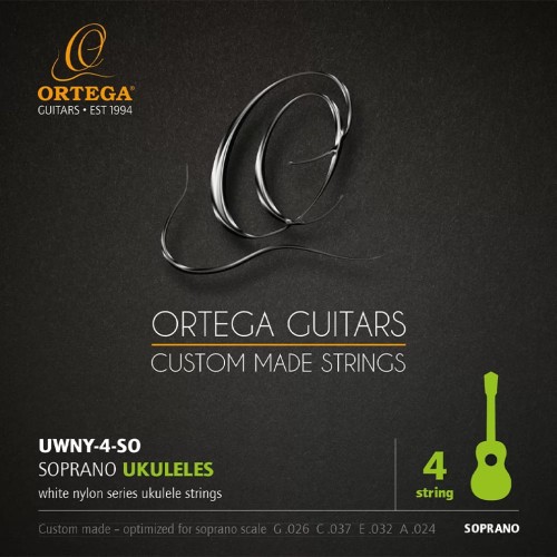 Struny do ukulele sopranowego Ortega UWNY-4-SO
