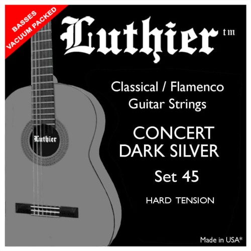 Luthier LU-45 Concert Dark Silver Set 45 – struny do gitary klasycznej