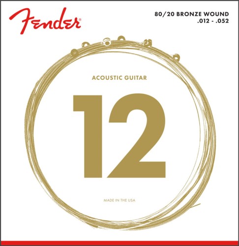 Fender Bronze 70L 12-52 - struny do gitary akustycznej