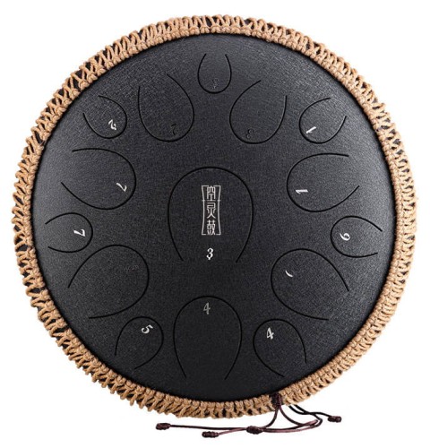 Hluru Round Tongue Drum TY15-14-Charcoal – round tongue drum