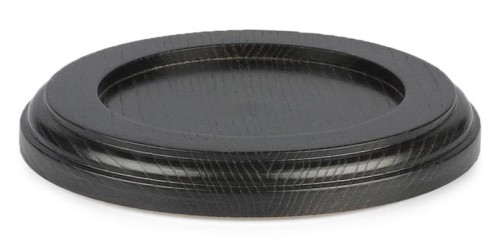 Jahn 633060 – drewniana podstawka pod kółko fortepianu – 138 mm, czarna