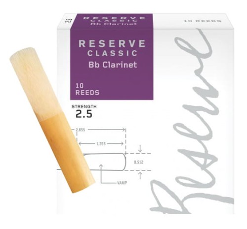 Stroik do klarnetu Bb D’Addario Reserve Classic – 2,5