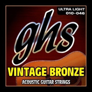 GHS Vintage Bronze 10-46 - struny do gitary akustycznej