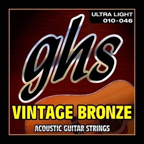 GHS Vintage Bronze 10-46 - struny do gitary akustycznej