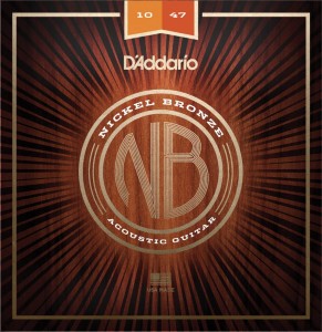 D'Addario NB1047 Nickel Bronze 10-47 struny do gitary akustycznej