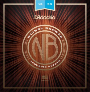 D'Addario NB1253 Nickel Bronze 12-53 struny do gitary akustycznej