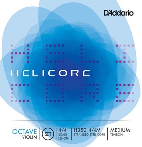 Struny do skrzypiec D'Addario Helicore Octave H350 4/4M