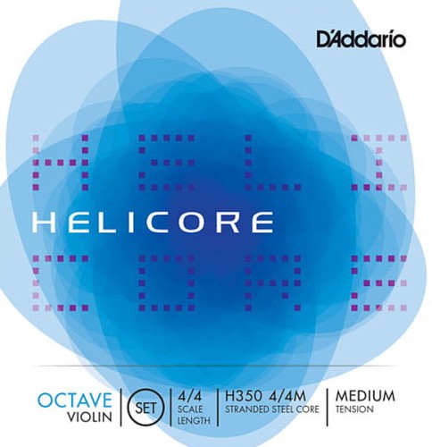 Struny do skrzypiec D'Addario Helicore Octave H350 4/4M