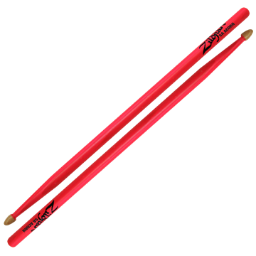 Pałki Zildjian 5A Acorn Hickory Neon Pink