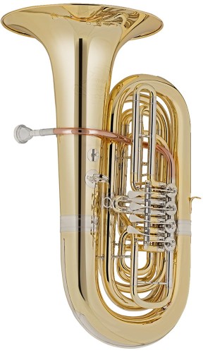 Tuba Cerveny CVBB671-4G Junior