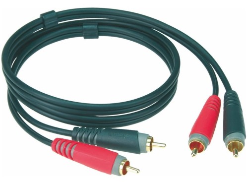 Kabel audio Klotz AT-CC0100 – 2 x RCA – 2 x RCA 1 m