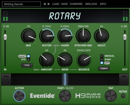 Eventide Rotary Mod – wtyczka – emulacja głośnika obrotowego