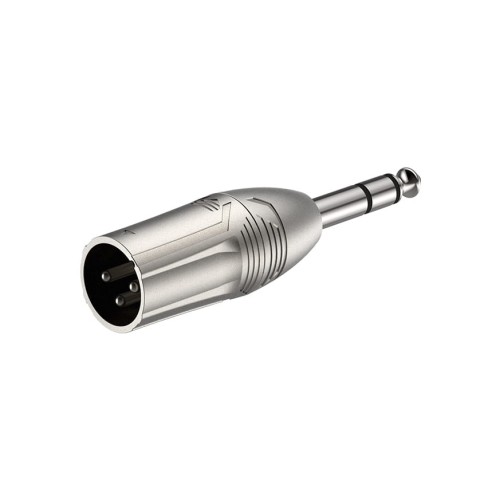 Roxtone RA3XMJM – redukcja jack 6,3 mm stereo – XLR M