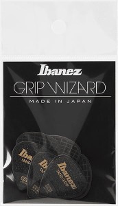 Kostki do gitary Ibanez Grip Wizard Sand Grip Heavy 1,0 mm PPA16HSG-BK - zestaw 6 szt.