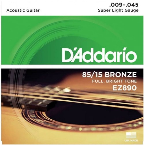D'addario EZ890 09-45 – struny do gitary akustycznej