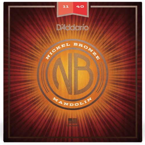 Struny do mandoliny D’addario Nickel Bronze NBM1140 Medium 11-40