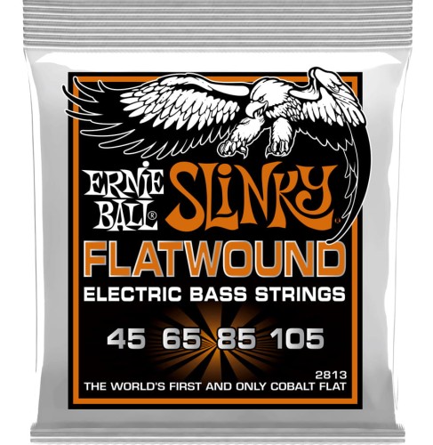Ernie Ball 45-105 Slinky Flatwound /2813/ – struny do gitary basowej