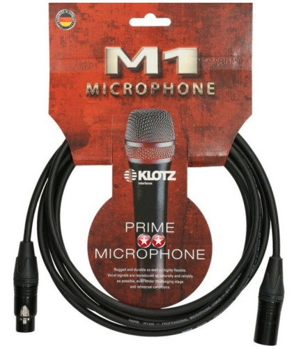 Klotz M1FM1N0100 – kabel mikrofonowy XLR / XLR 1 m