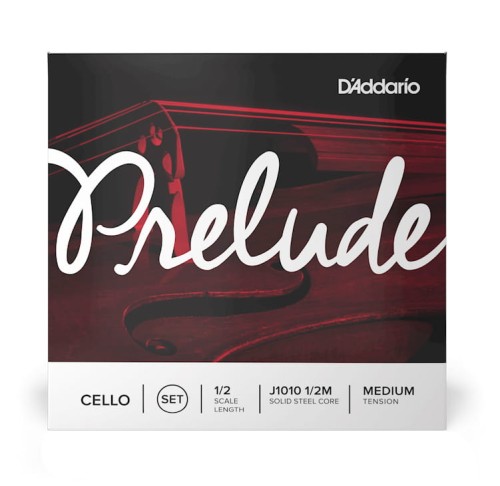 Struny do wiolonczeli D’addario Prelude J1010 1/2 M 